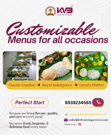 Why Choose KVB Catering Services