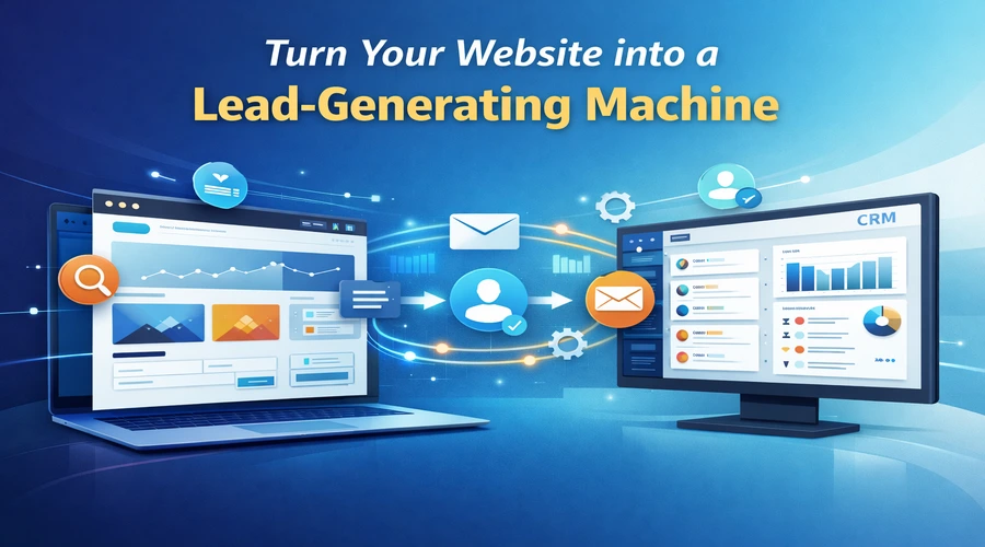 Turn visitors into customers with Smart CRM Website Solutions